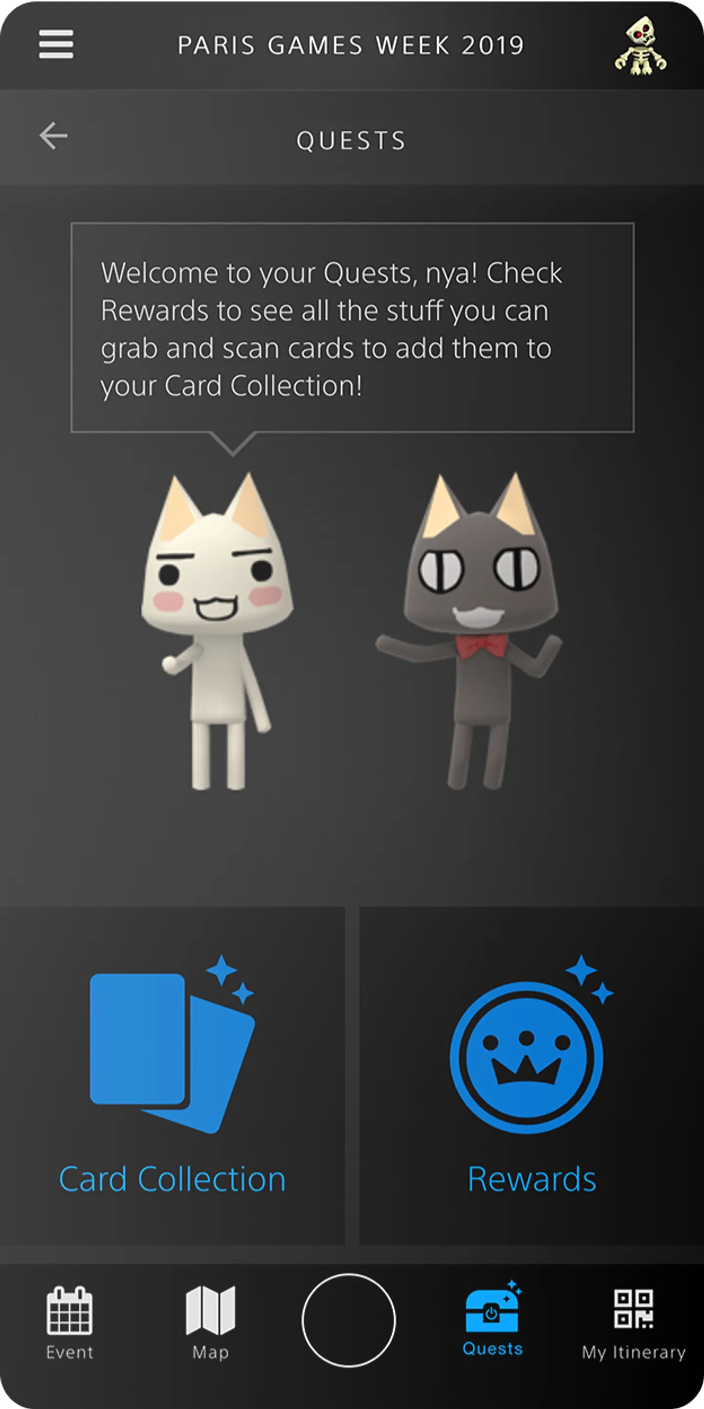 Mobile screen showing notification messaging
